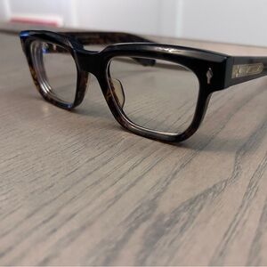 Jacques Marie Mage Plaza Tortoise Acetate Eyeglasses Frames – Luxury Designer